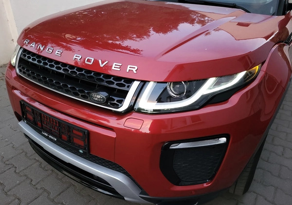 Land Rover Range Rover Evoque cena 84900 przebieg: 92135, rok produkcji 2017 z Pruszcz Gdański małe 631